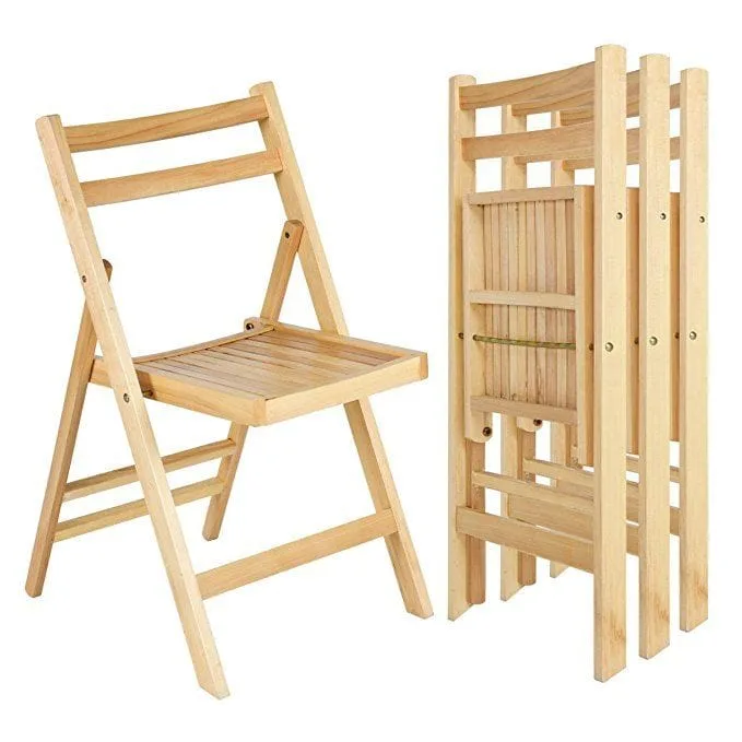 Wooden Rustic Folding Chairs set up at a Nairobi event by Sherehe Events - photo 2